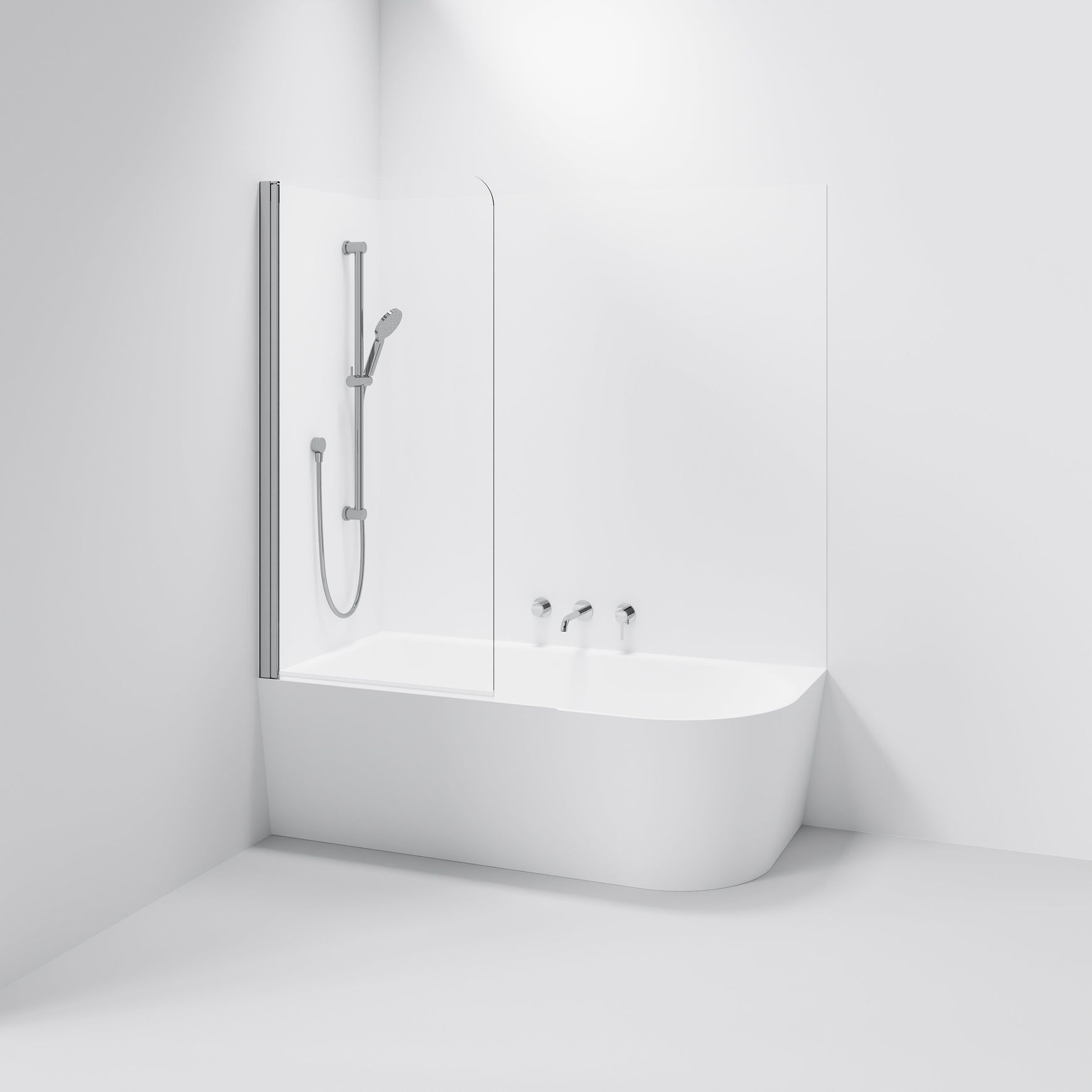Premiere Single Bath Screen | 800mm