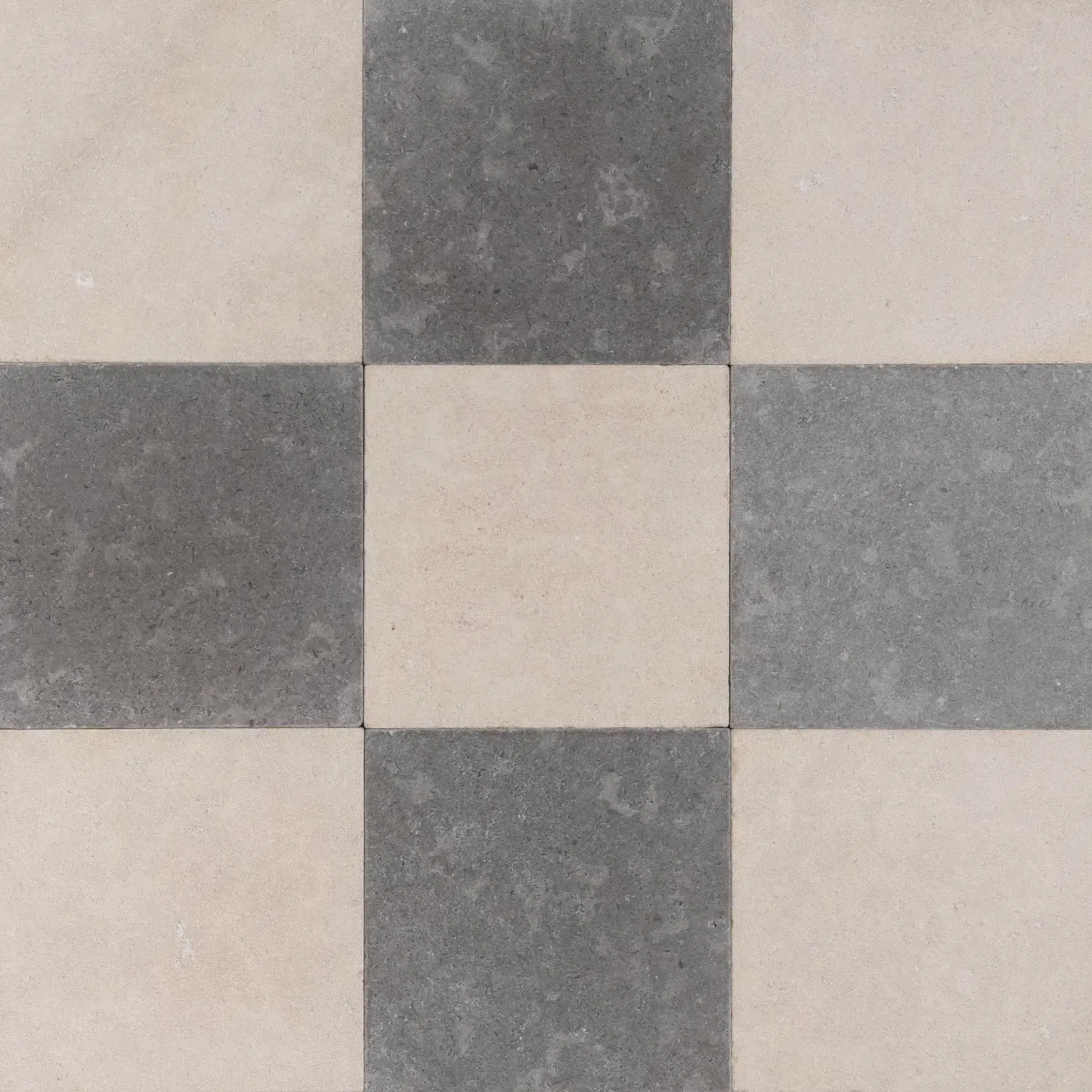 Windrow Limestone Checkerboard Tiles