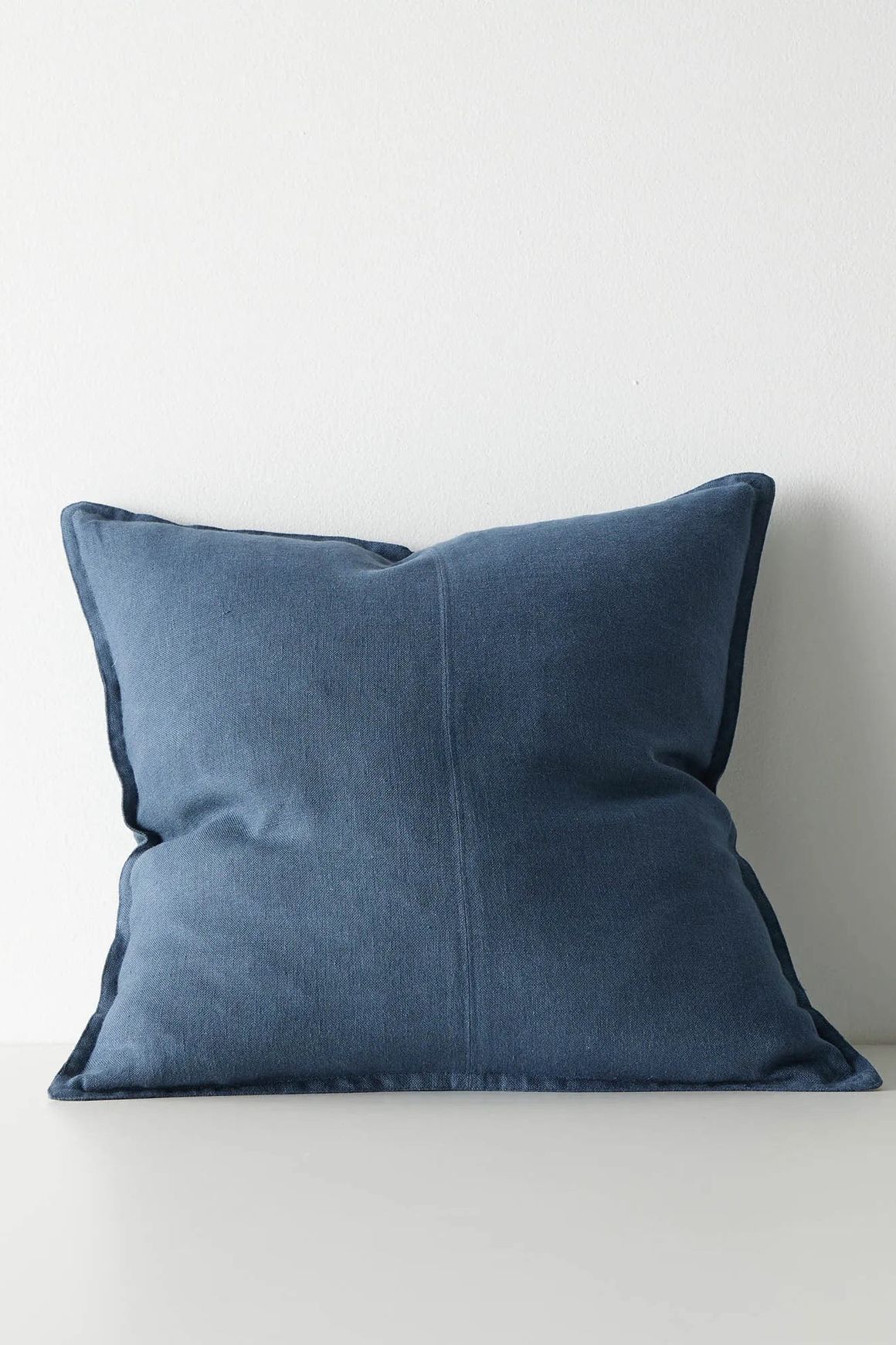 Weave European Linen Como Cushion - Atlantic | Three Sizes