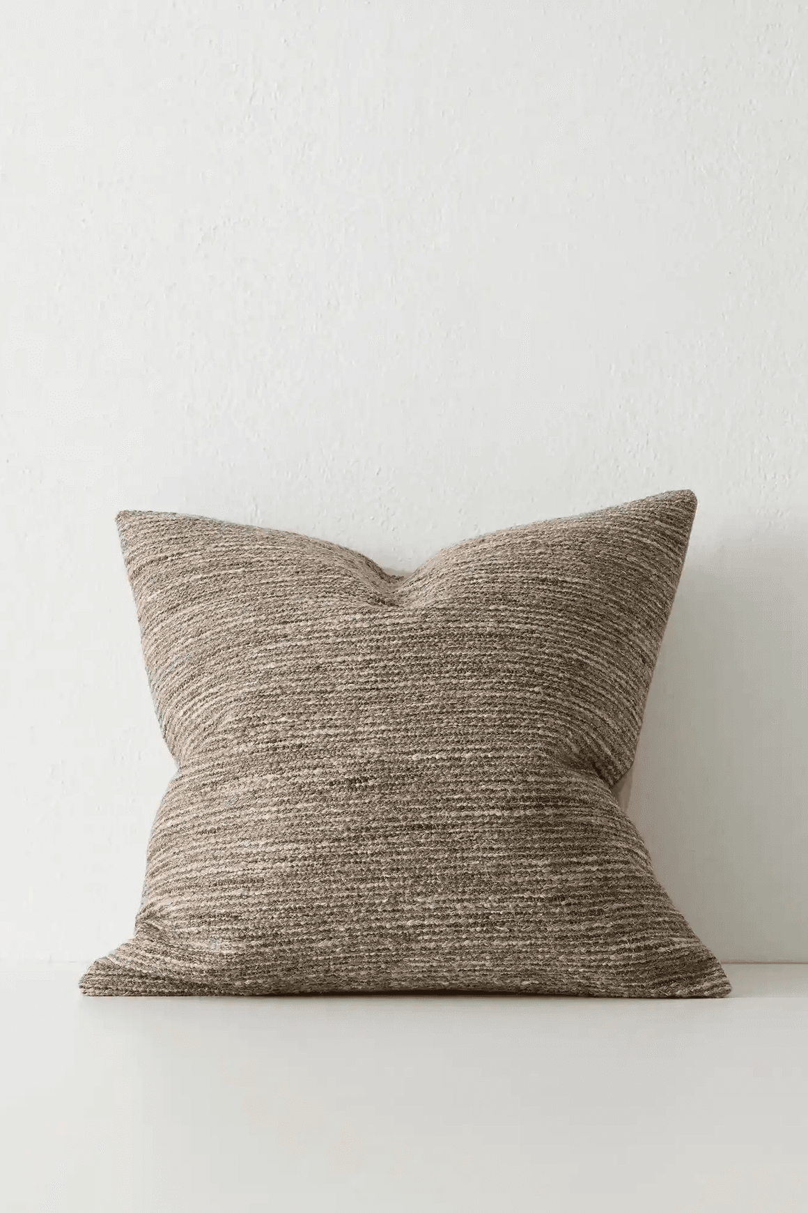 Weave Home Vista Cushion Cover - Natural | Chunky Linen/Wool Blend