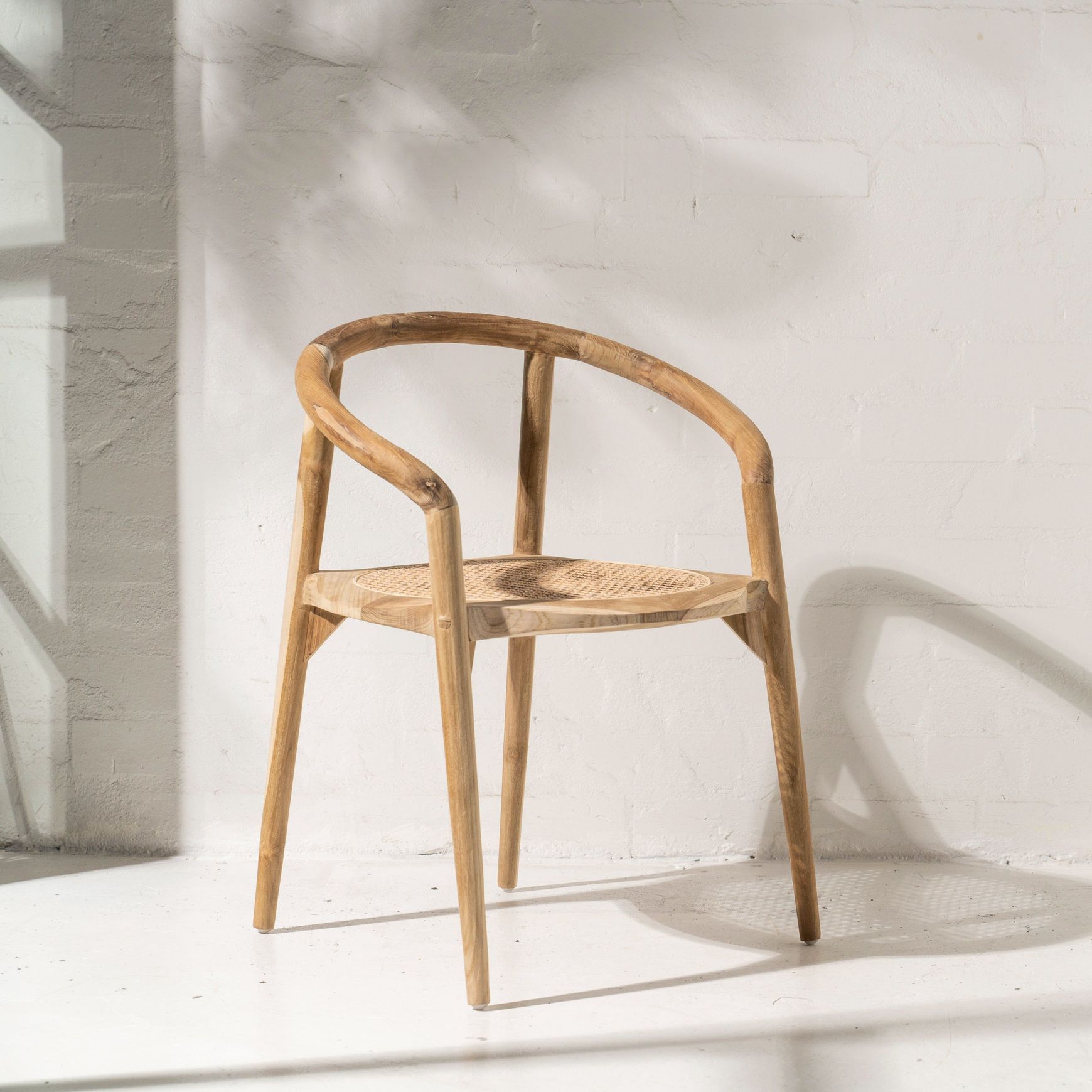 Espen Rattan Rounded Chair Natural