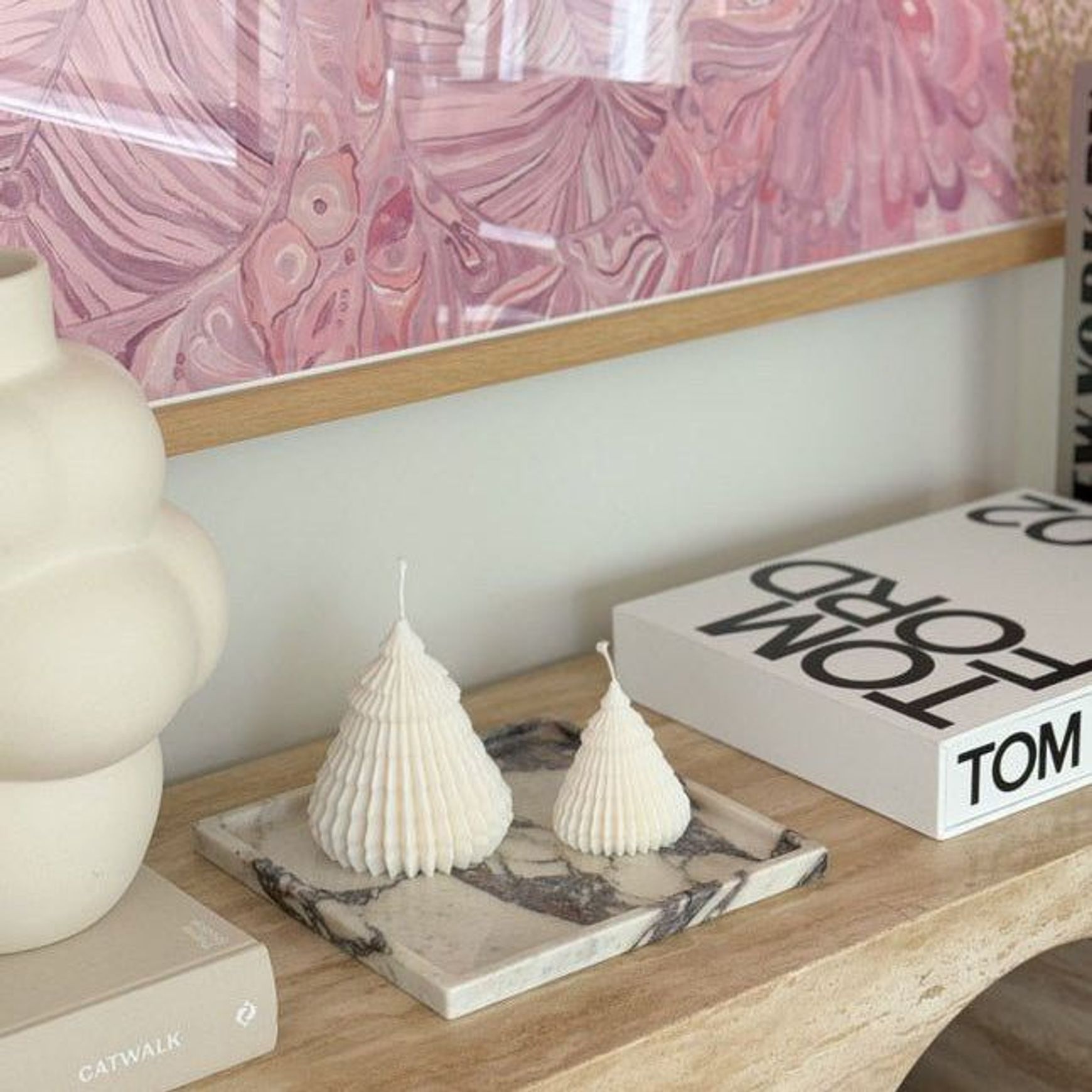 Marble Tray - Viola Calacatta Marble