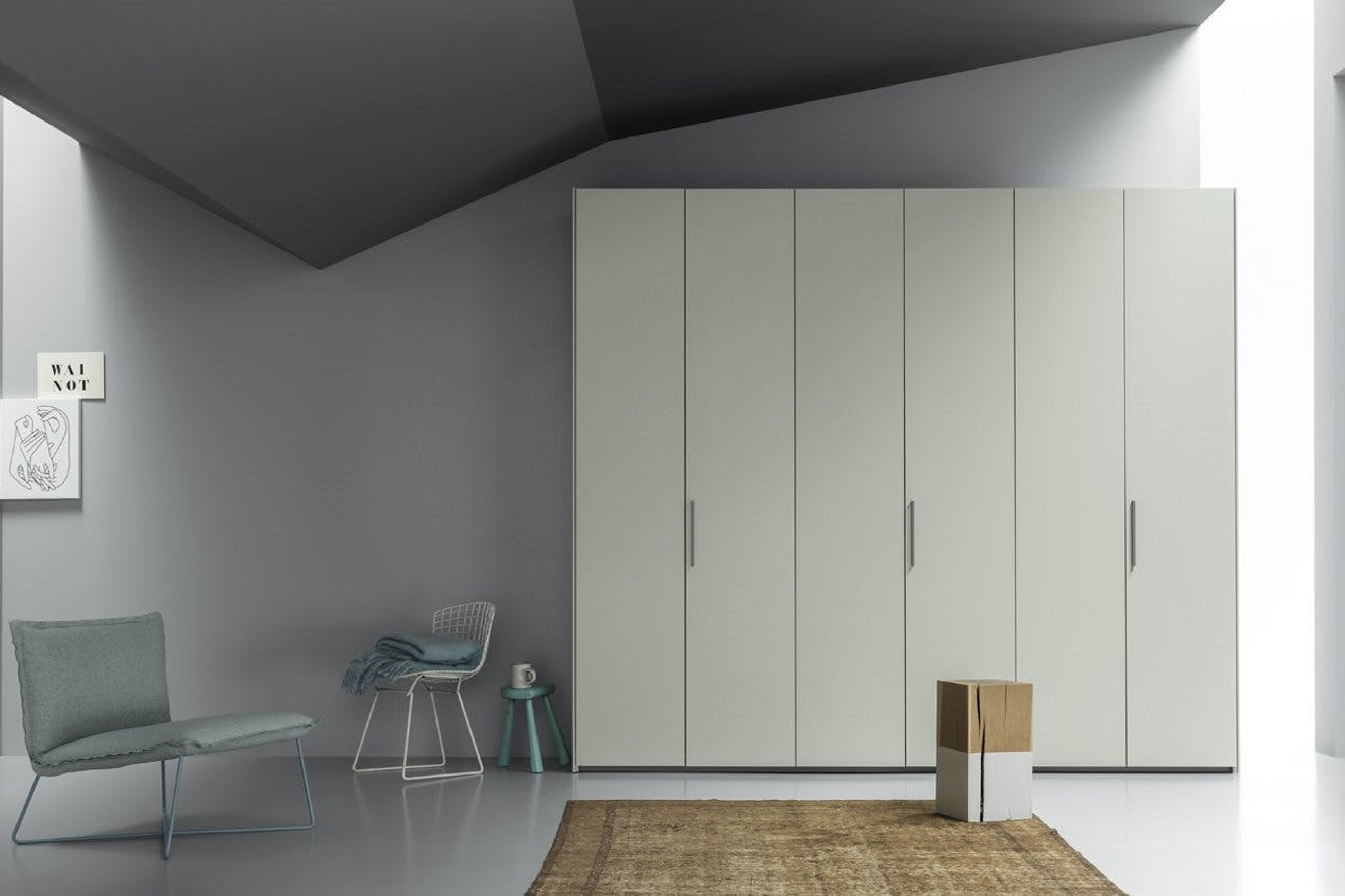 Liscia Hinged Wardrobe