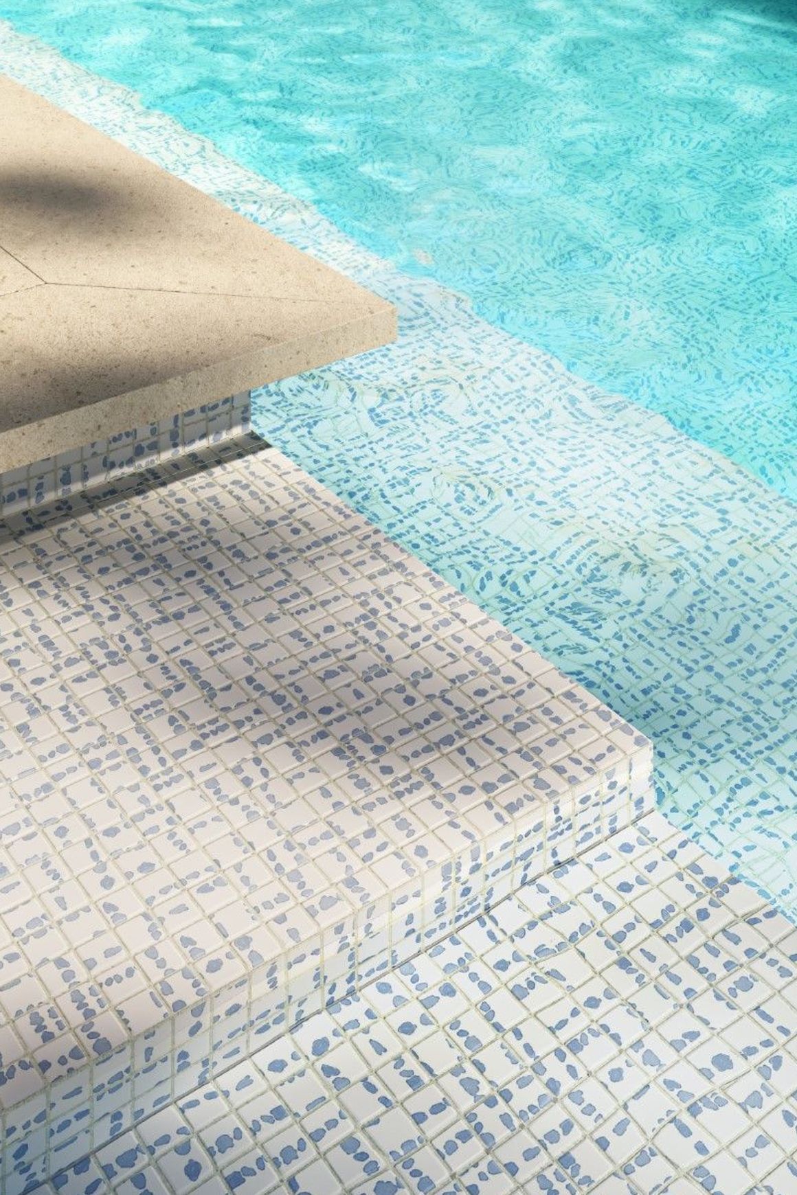 Rims Tile | Aquarelle Collection by Ezarri