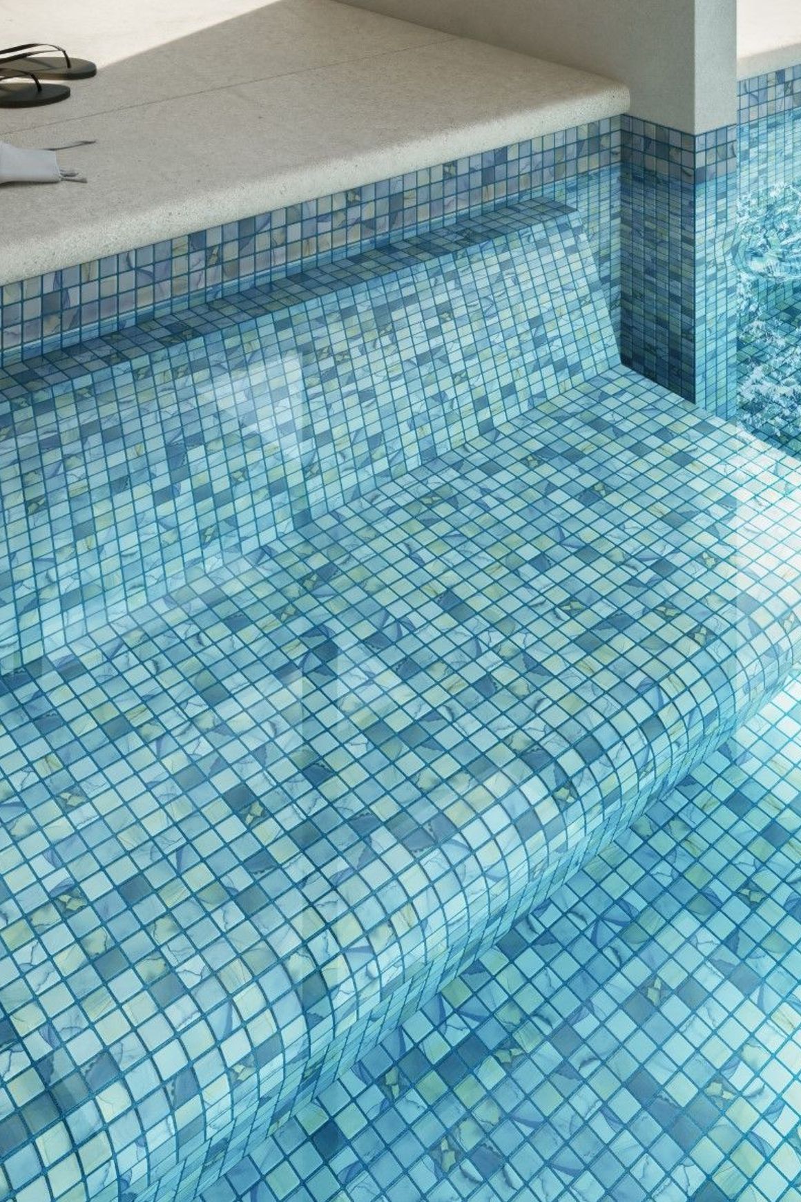Washes Tile | Aquarelle Collection by Ezarri