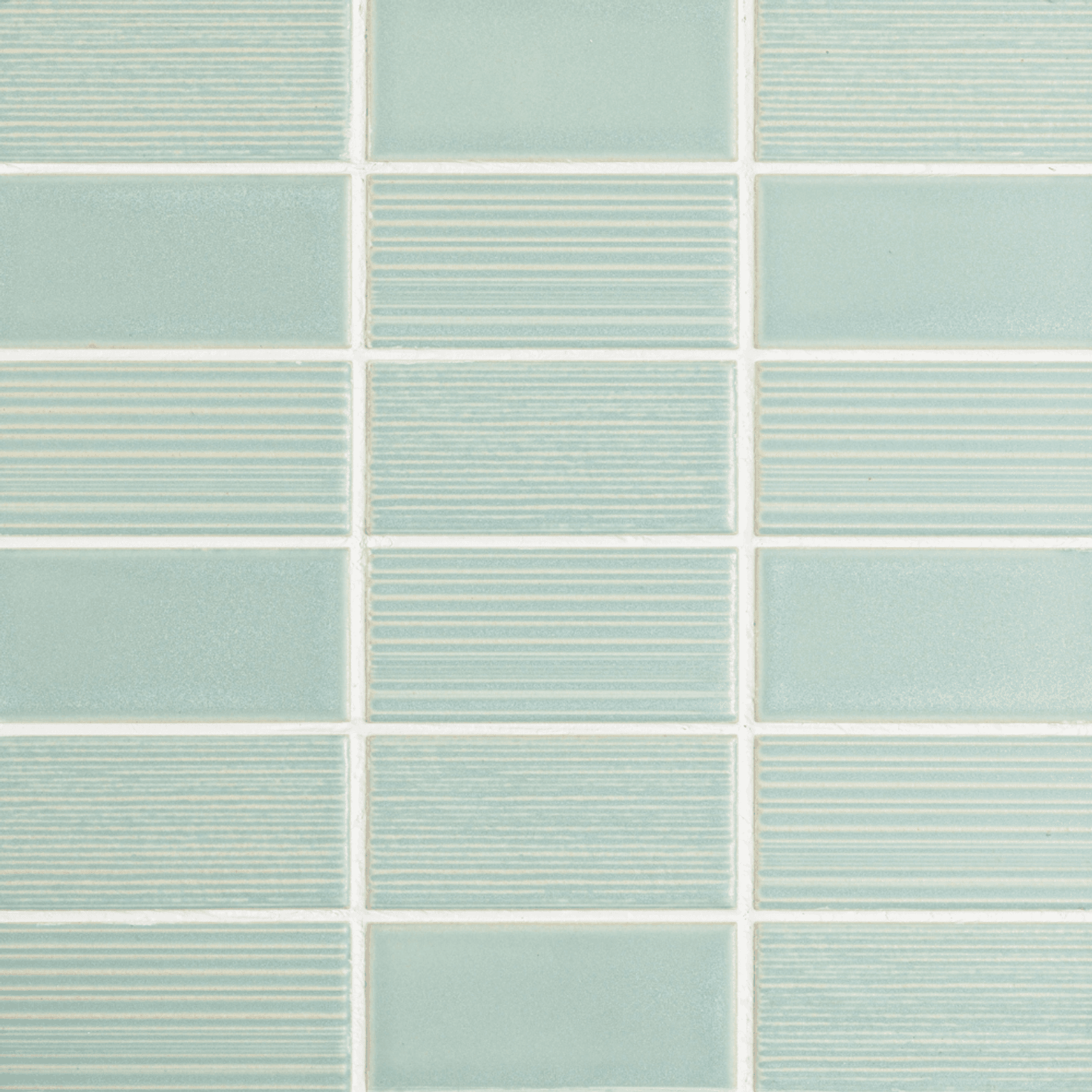 Maze Mint Green Mosaic Tile