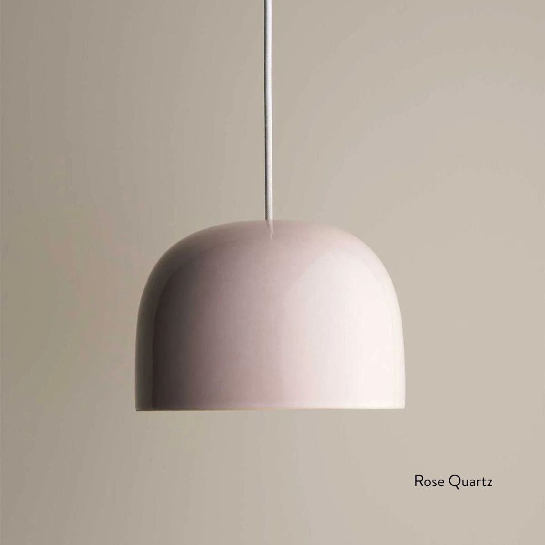Ceramic Pendant Bell Light Large