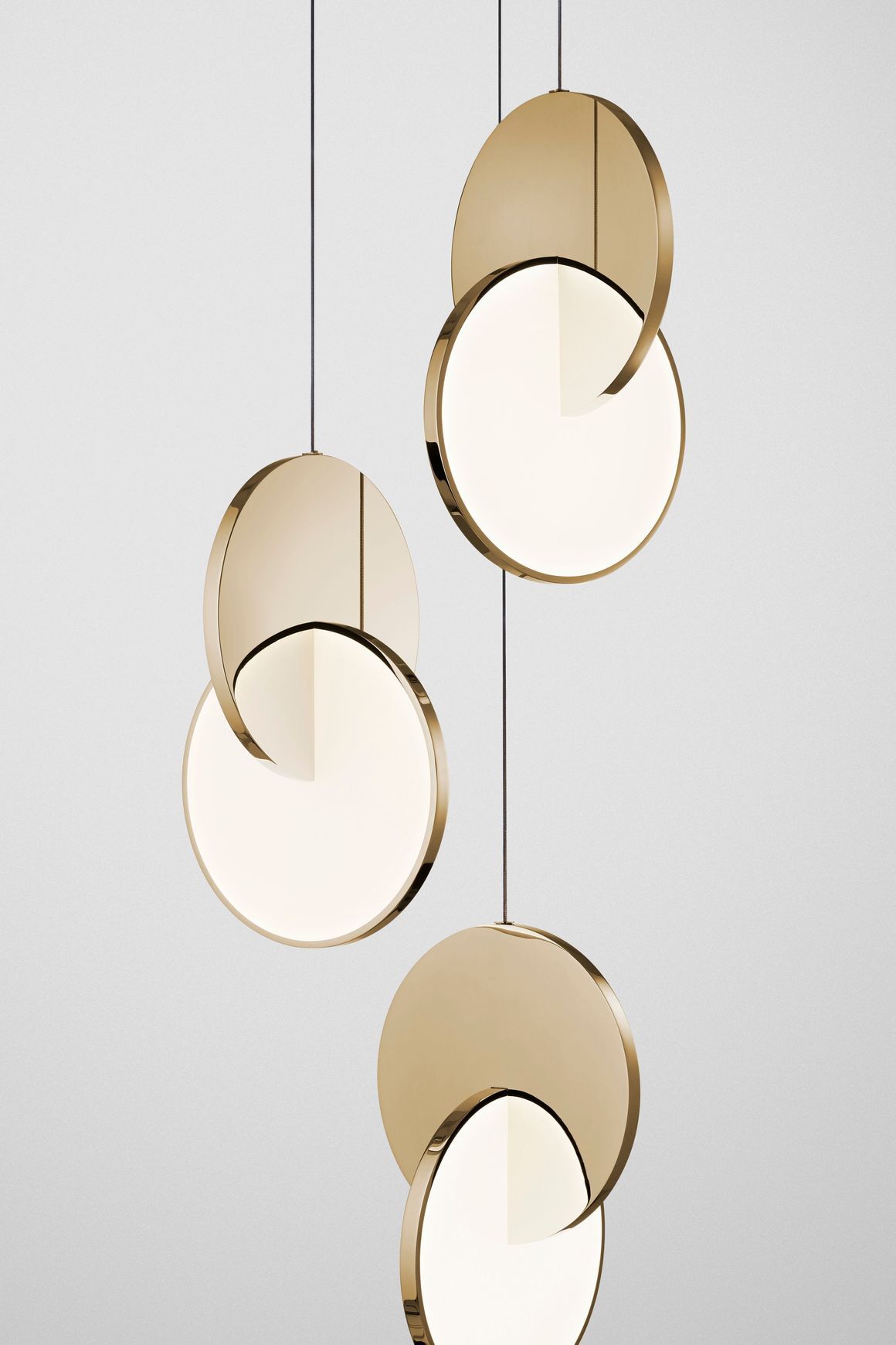 Eclipse Pendant Light - Polished Gold