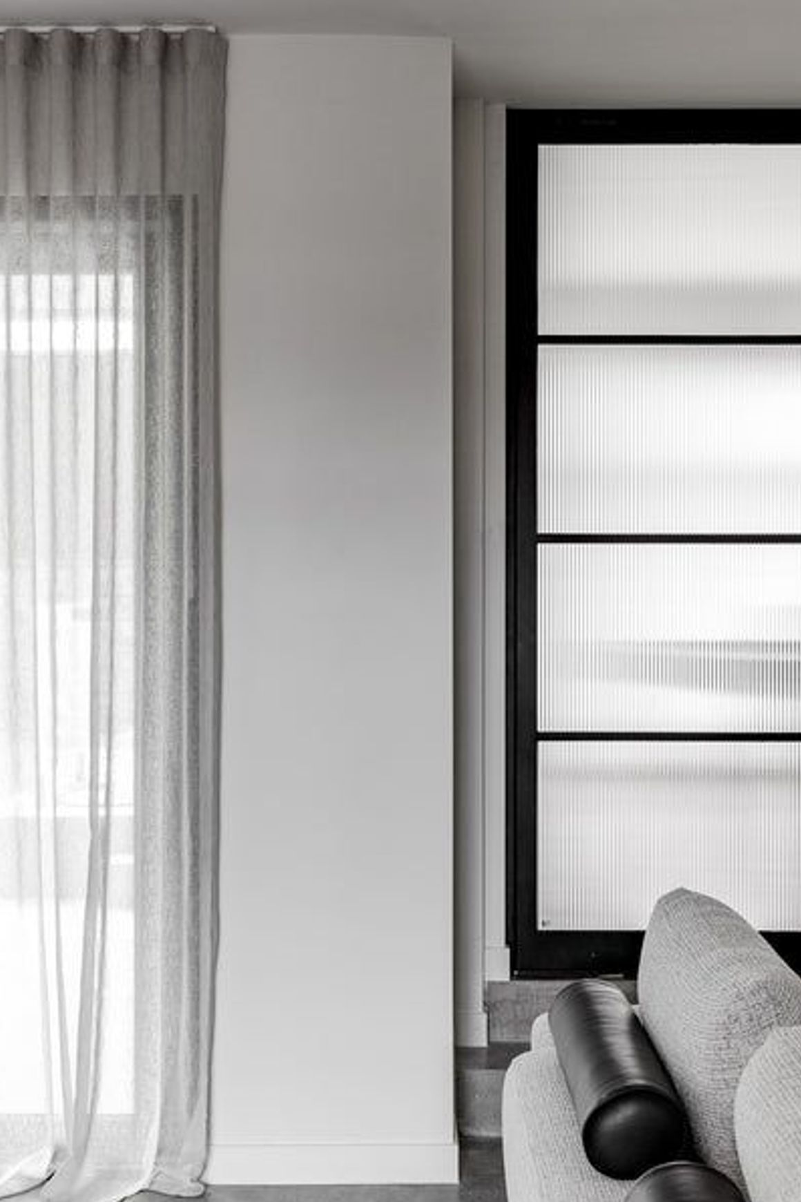 Steel Frame Glass Pivot Doors - Galvanised FPS50