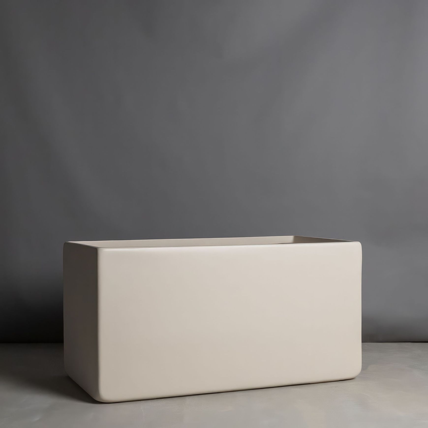 Hibernate Low Line Planters - Stone
