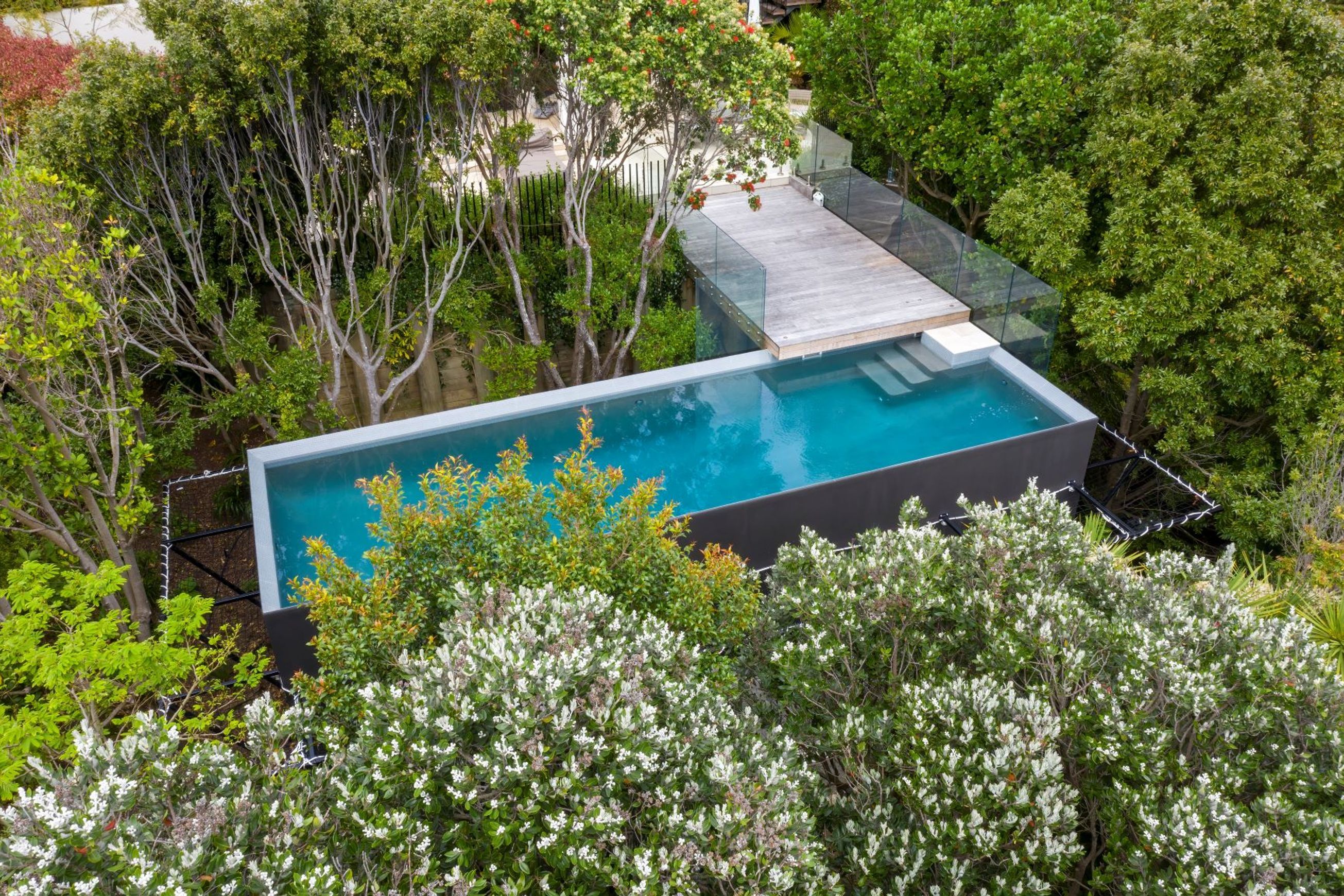 Custom Pool for a Complex Site