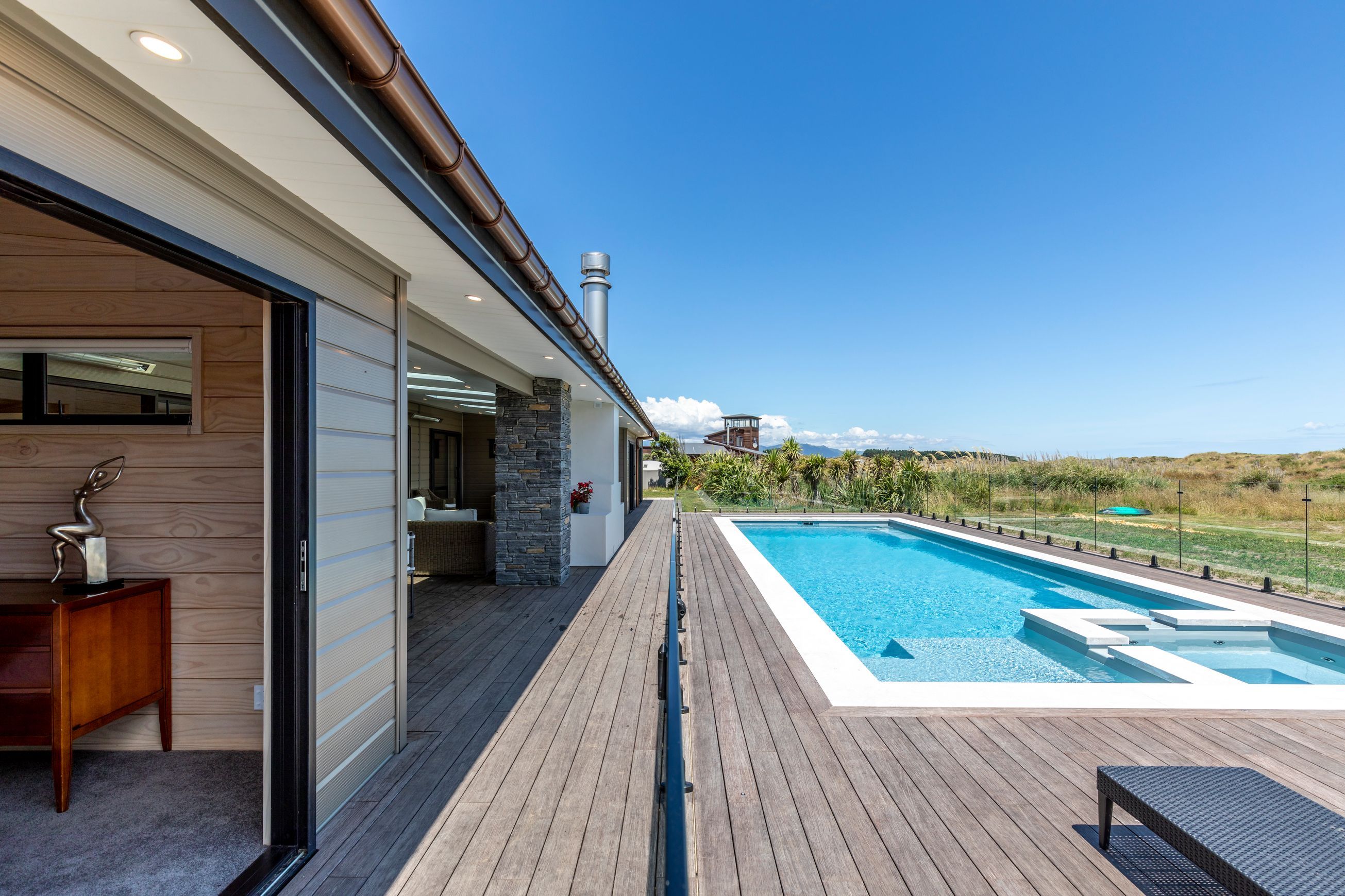 Bamboo Swimming Pool Decking