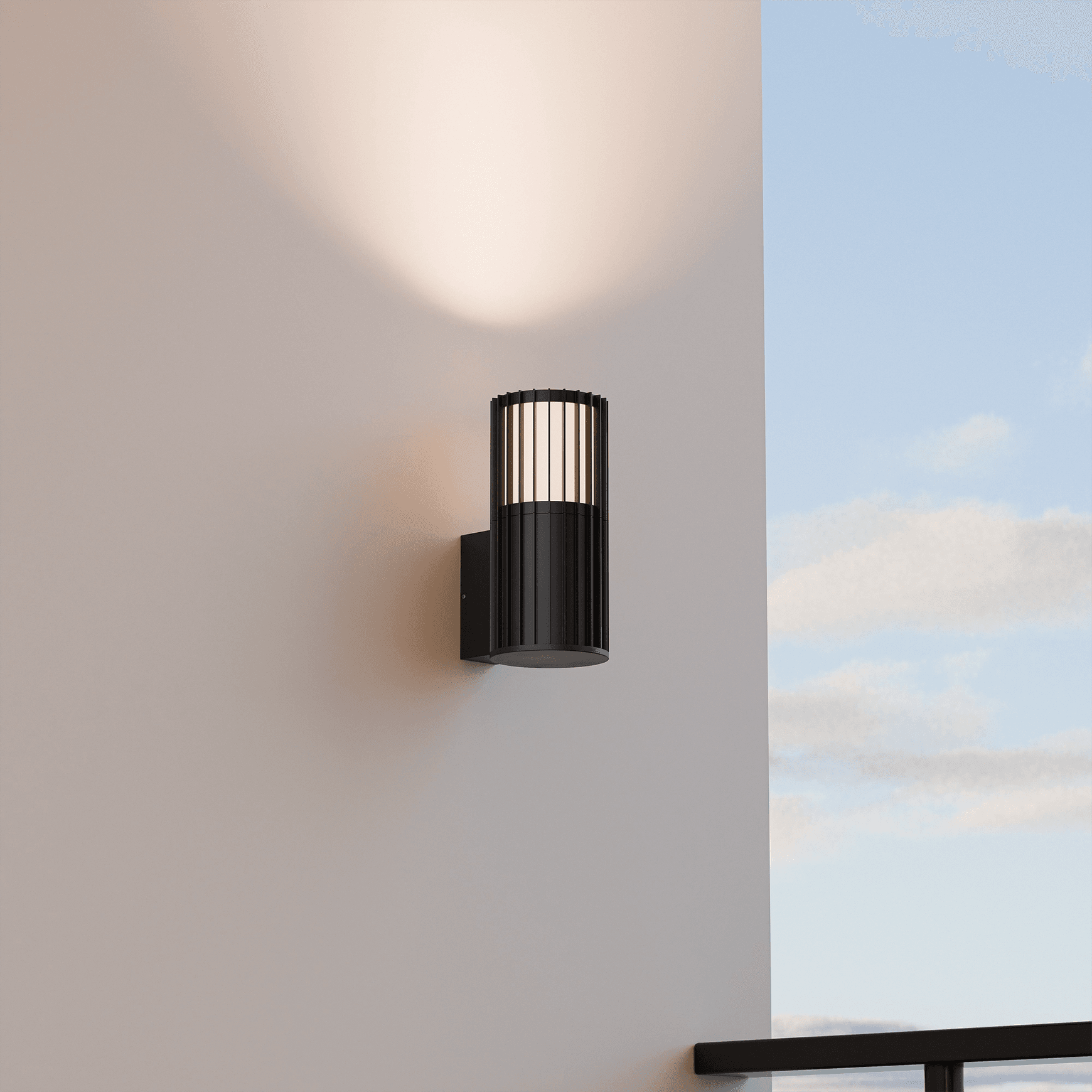 Bright Aluminium Wall Light