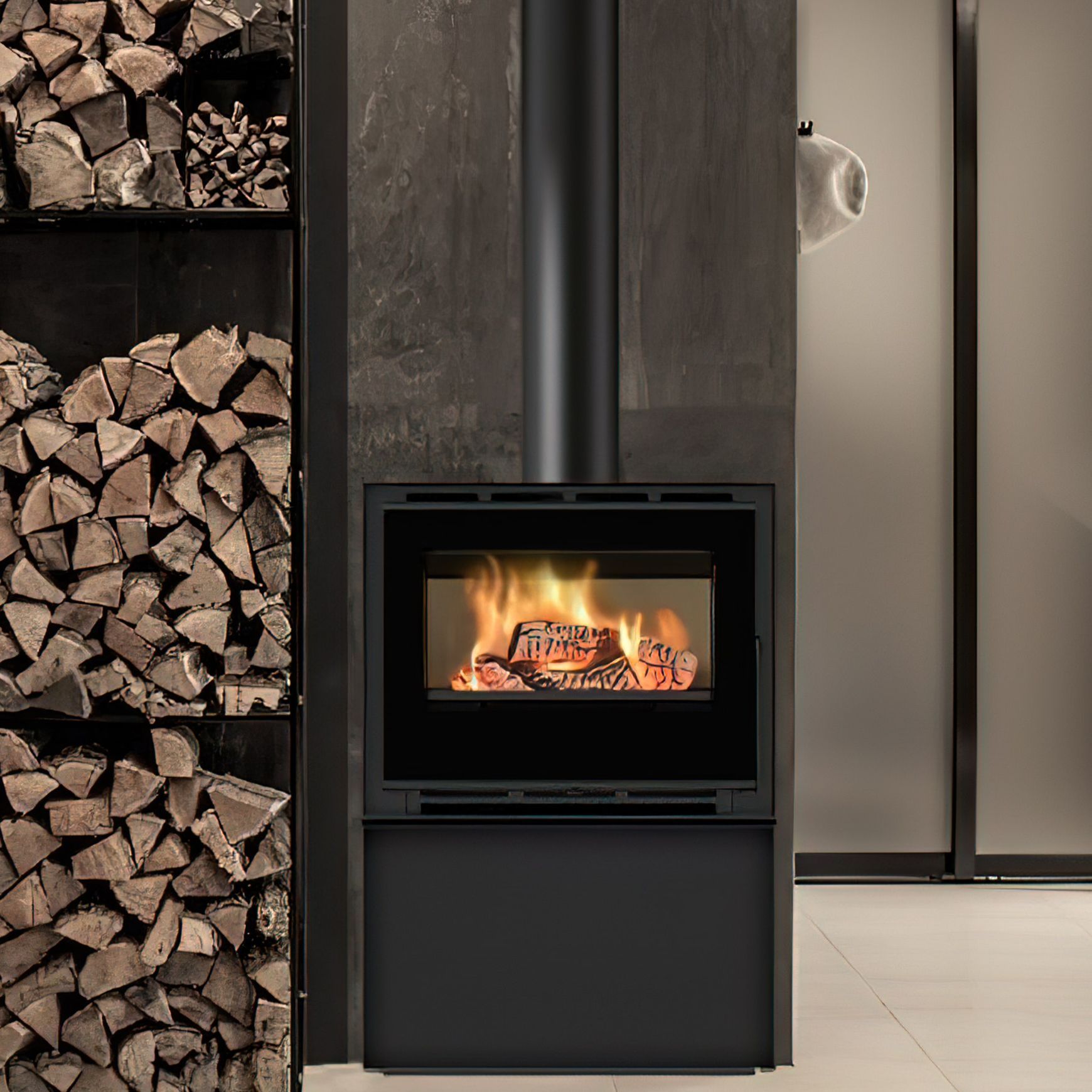 BOSQ Aere 70SL Freestanding Fireplace