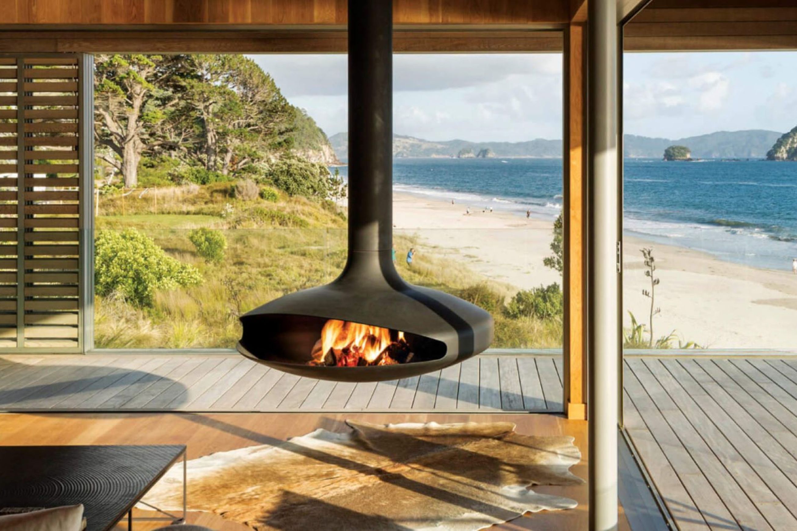 Focus Suspended Indoor Wood Fire Range