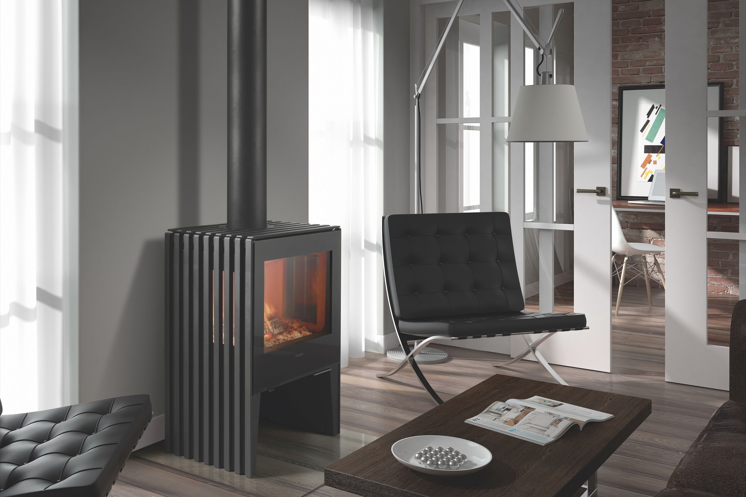 Hergóm Glance M Wood Fireplace