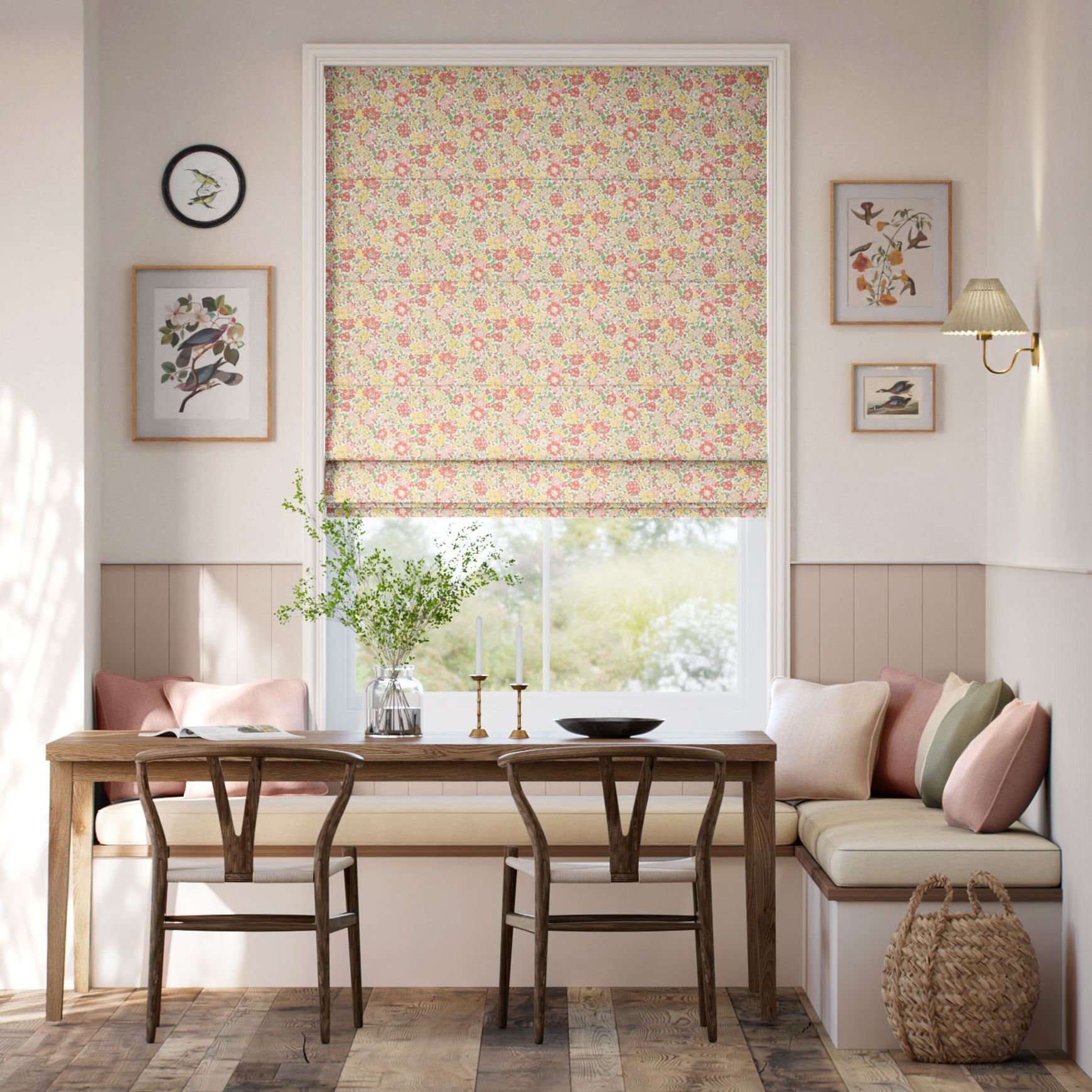 Liberty Glen Lyon Rhubarb | Roman Blinds