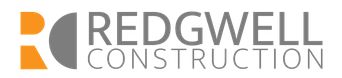 Redgwell Construction professional logo