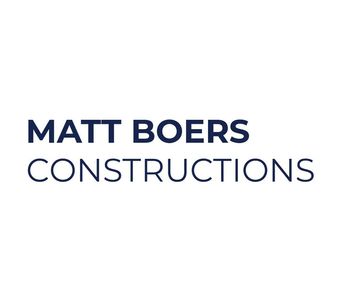 Matt Boers Constructions professional logo