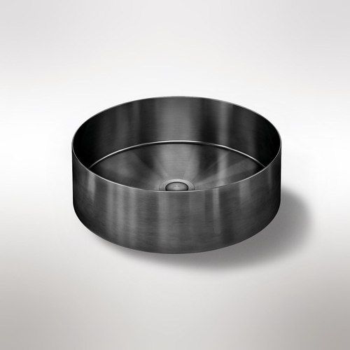 Lavello Round Steel Basin 380 x 110 - Shadow