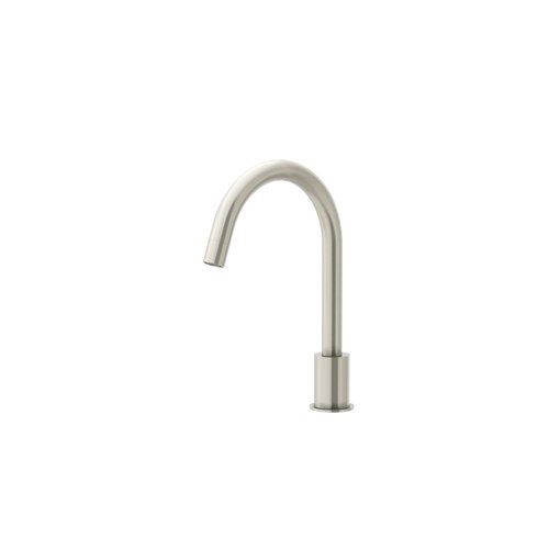 Meir Brushed Nickel Round Hob Mounted Swivel Spout