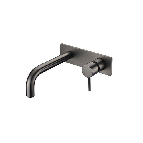 Wall Spout & Mixer - CLAS12 Brushed Nickel