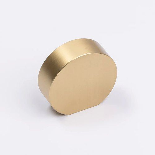 Brushed Brass Disc Cabinet Knob - Katherina