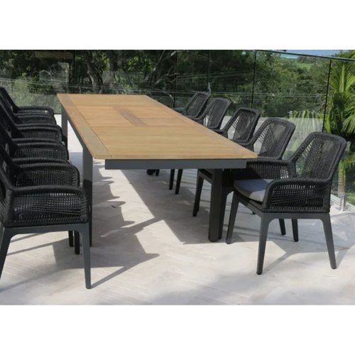 Barcelona Extension Table with 10 Serang Chairs