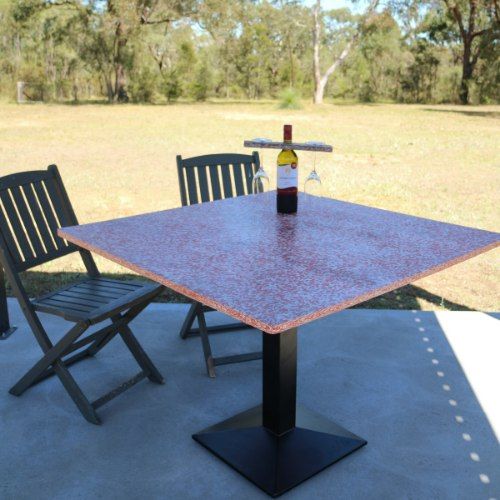 Recycled Plastic Square Four Seater Dining Table