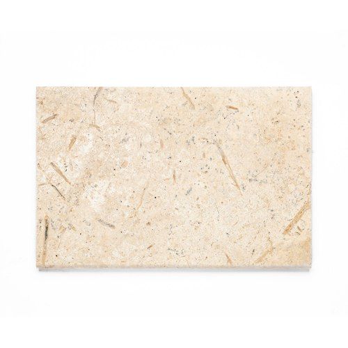 Panama Limestone Tumbled Bullnose 610x406x30