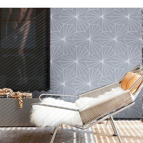 Vivid Hex | Ceramic Tiles - Matte Light Grey