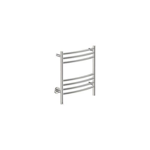 NATURAL 7 Bar 500mm Curved Heated Towel Rail with PTSelect Switch