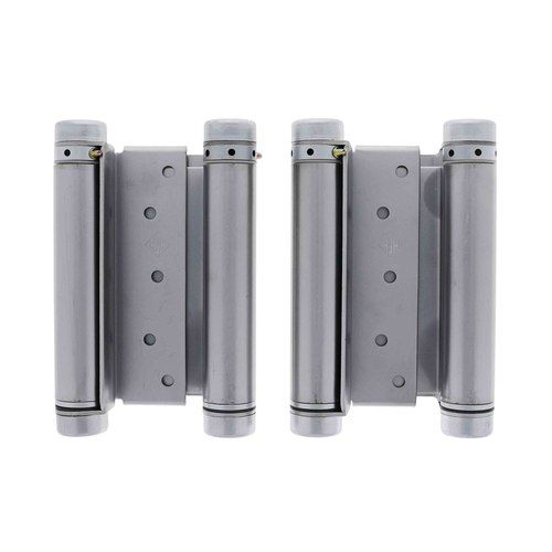 HFH Double Action Spring Door Hinge 150mm Satin Chrome 4150-154