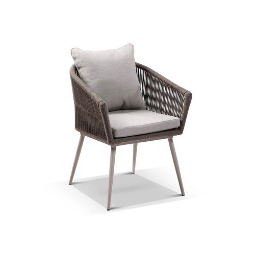 Herman Outdoor Walnut Rope Dining Chair