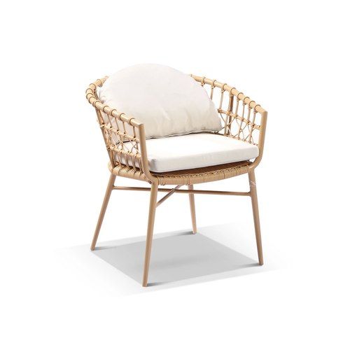 Moana Outdoor Wheat Wicker Dining Chair