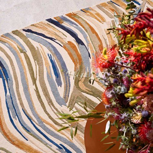 Scartree Lines by Cara Shields | Handcrafted Rug
