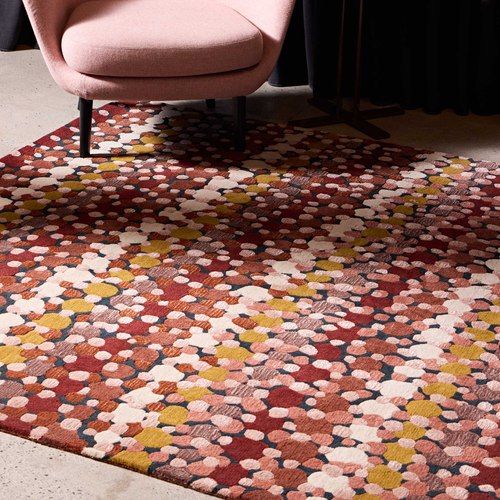 Ochre Pathways by Cara Shields | Handcrafted Rug