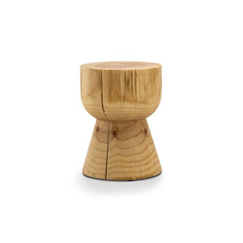 Kork Hourglass Stump Stool | Natural