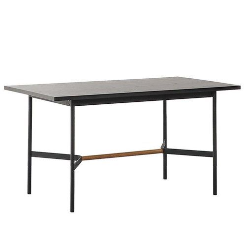 NELLIE Dining Table 150cm - Black & Natural