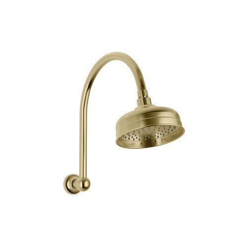 Phoenix Cromford High-Rise Shower Arm and Rose  - Brushed Gold