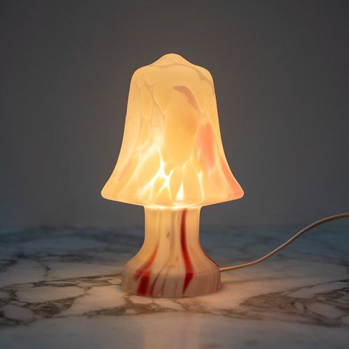 Blown Glass Table Lamp by Pukenberg