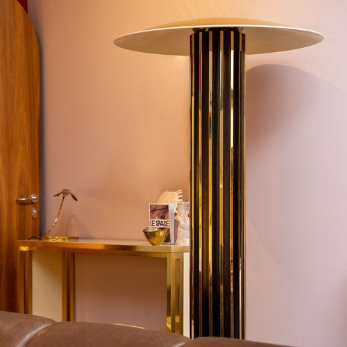 Pillar Brass Floor Lamp