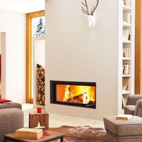 Euro Brunner Single Sided 101/45 Wood Fireplace