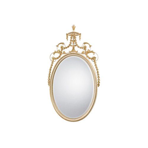 Robert Adam Style with Oval Bevelled Mirror
