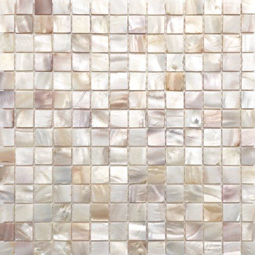 Mother Of Pearl Mosaic Blush Square