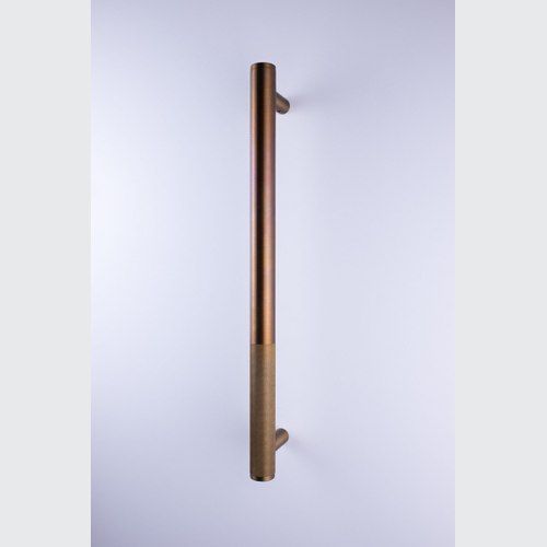 Taylor Entry Door Rail - Back To Back Pair Aged Bronze