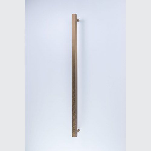 Tucker Entry Door Rail - Back To Back Pair Aged Bronze