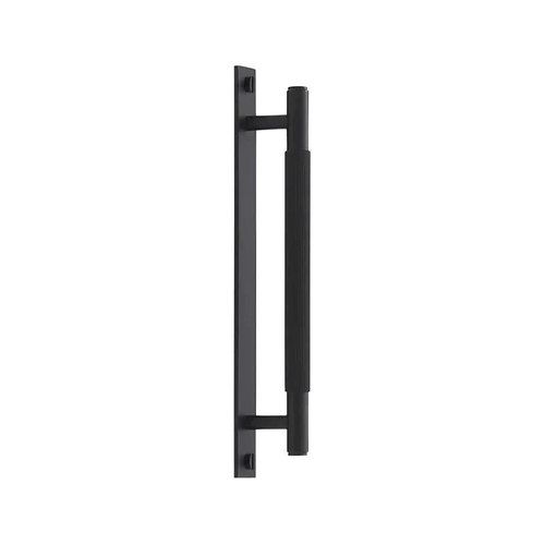 Luxe Doorware - Toorak Door Pull - Handle with Back Plate - Black