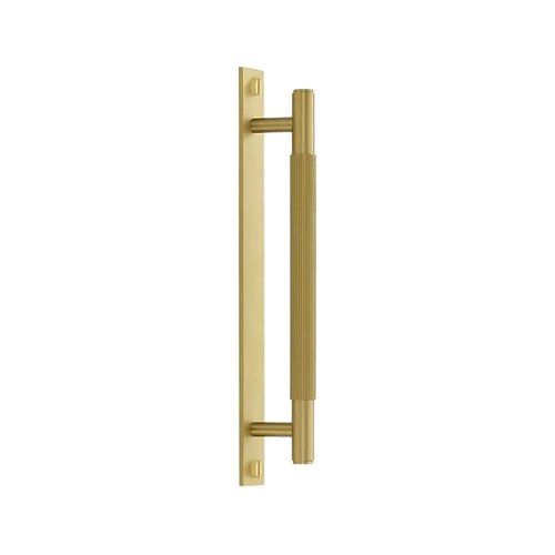 Luxe Doorware - Toorak Door Pull - Handle with Back Plate - Solid Brass