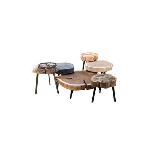 Janua | BC 05 Stomp Table | 30-40cm | Natural Oak Raw